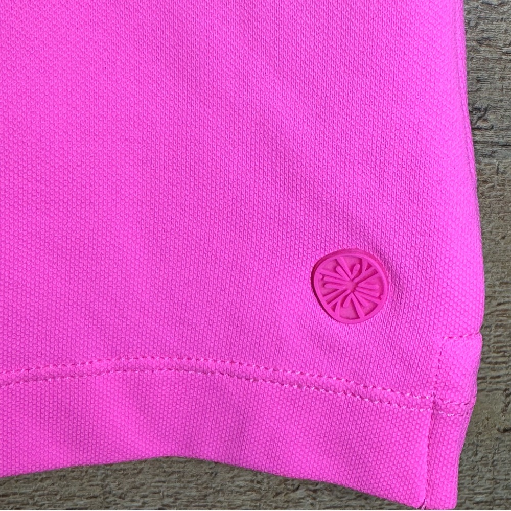 Lilly Pulitzer Luxletic Frida Ruffle Top UPF50+ Women’s size XL Pink Athleisure - Picture 6 of 10
